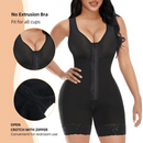 Women's shaping girdle with abdominal control, full body shaper that lifts the buttocks and has a zipper at the crotch