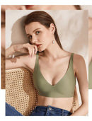 Women Wirefree Bras for Women Full Coverage No Underwire Everyday Bras Comfortable Wireless Padded Bras