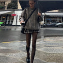 NEW COMPRESSION BAND AND SINGLE SEAM OPTION! THE ORIGINAL LEGGINGS WITH MAGIC FLEECE LINING - 4 COLORS - CLOSED FOOT - Fleece tights available in skin tones from light to brown.