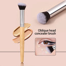 concealer paw brush - angled for seamless application