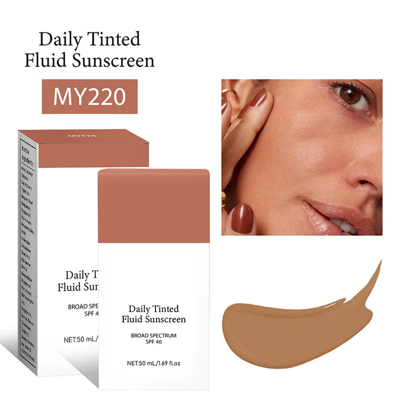 Daily Tinted Fluid Sunscreen 50ml Spf Facial
