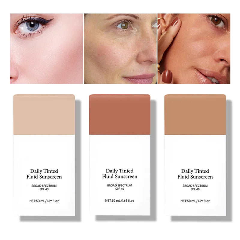 Daily Tinted Fluid Sunscreen 50ml Spf Facial