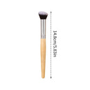 concealer paw brush - angled for seamless application